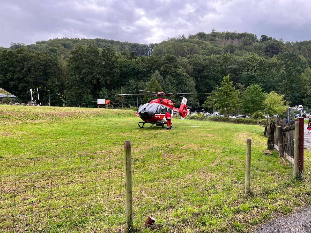 Bild 2 | H1 - Hubschrauber­landung