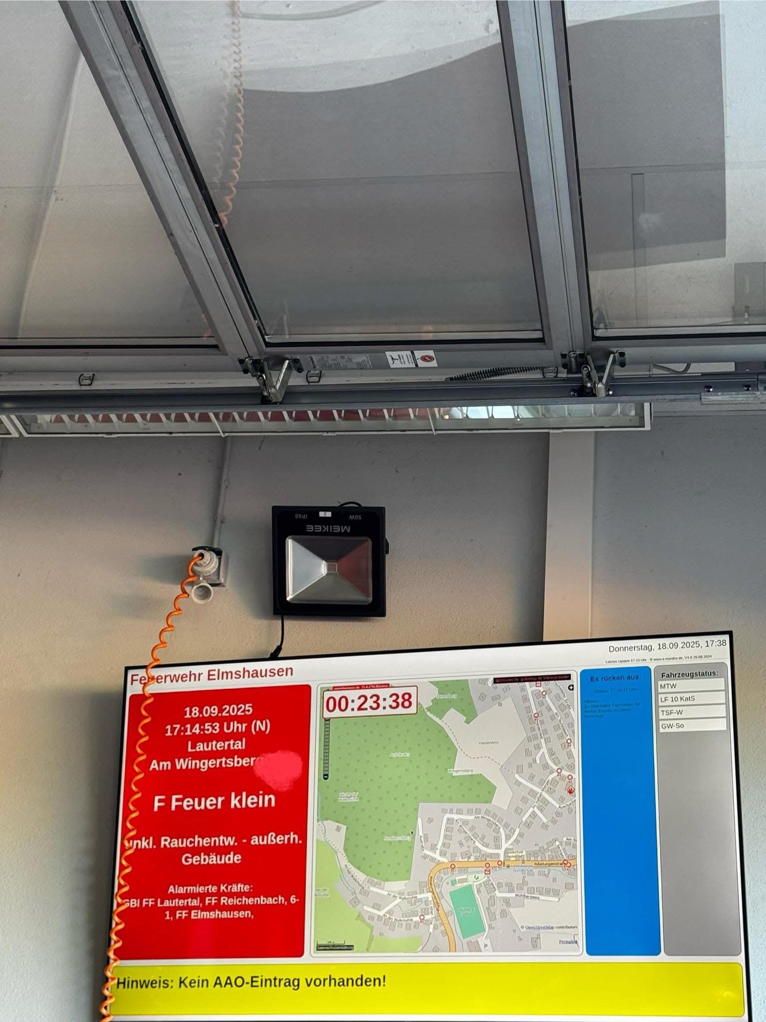 Bild 1 | F1 - Unklare Rauch&shy;entwicklung